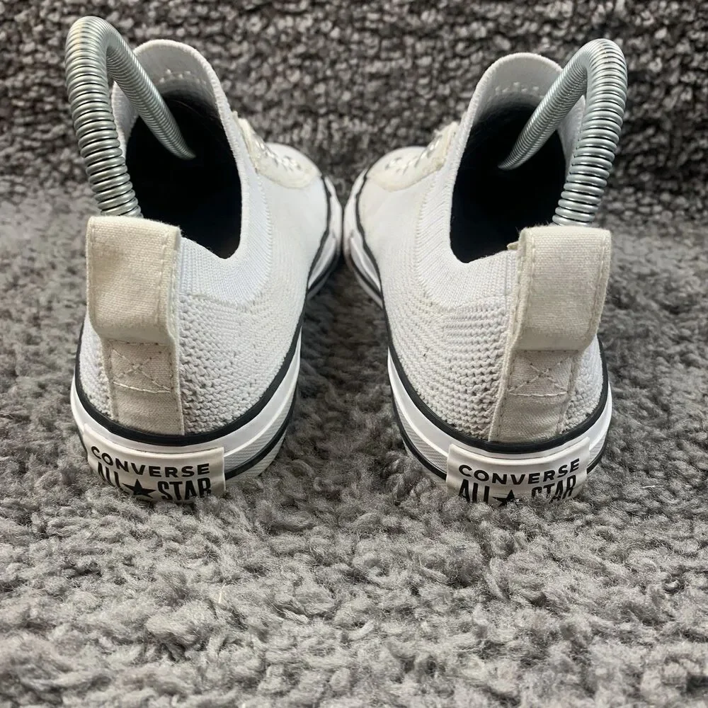 Converse Chuck Taylor Slip Low Top White Knit Junior 4 Sneakers 665411F